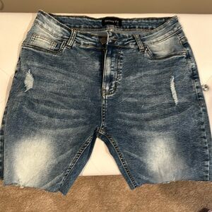 Men’s cut off jeans shorts. Never worn.
